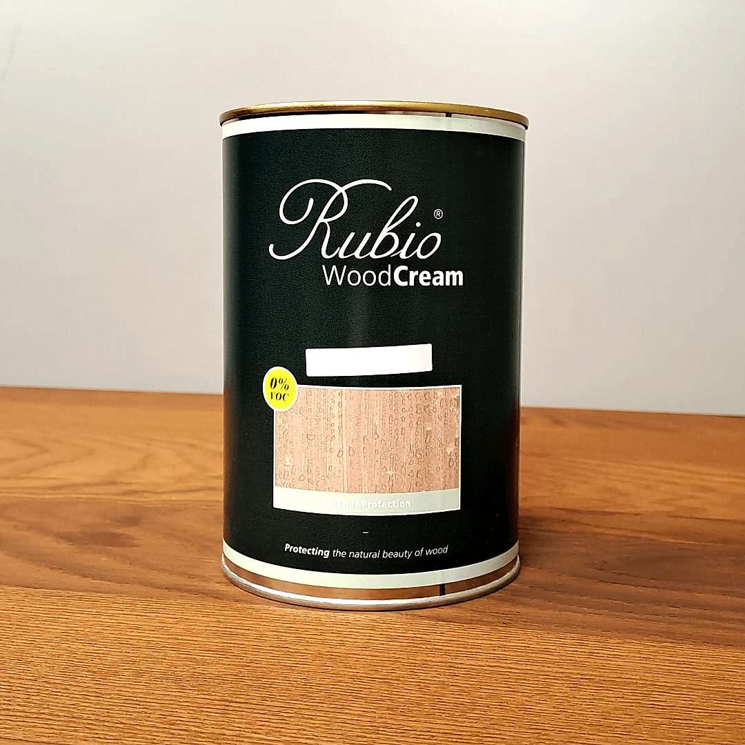 Rubio Monocoat Wood Cream 1lt (Krem Formunda Su Bazlı Su Geçirmez Doğal Ahşap Koruyucu)